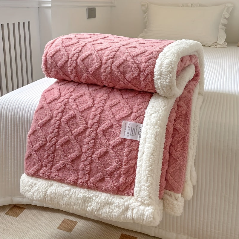 Fleece Throw Blanket Thick Plush