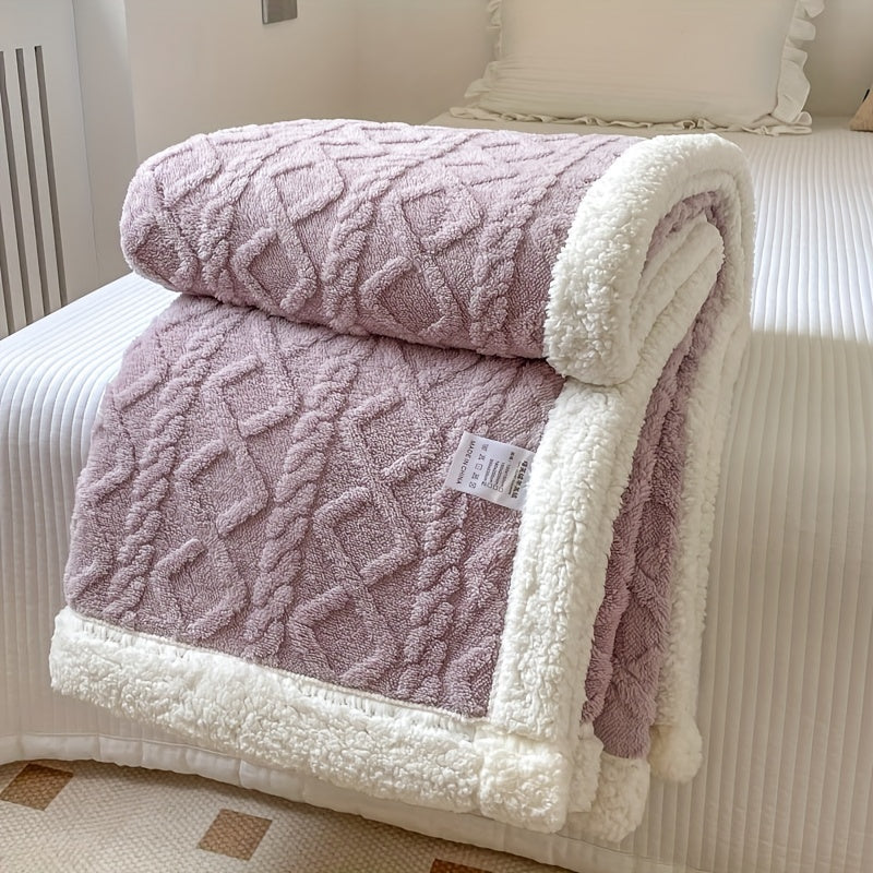Fleece Throw Blanket Thick Plush
