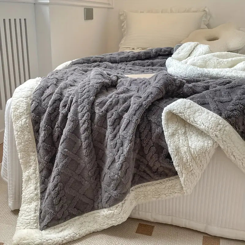 Fleece Throw Blanket Thick Plush