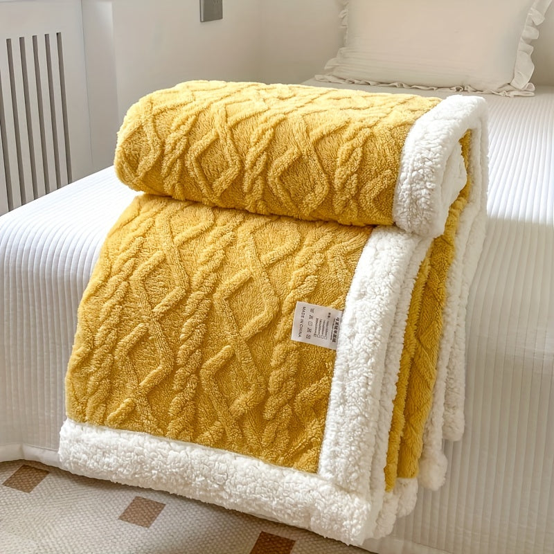 Fleece Throw Blanket Thick Plush