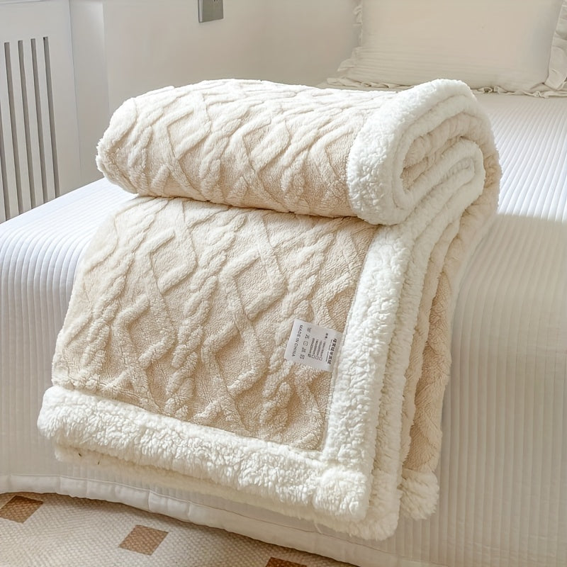 Fleece Throw Blanket Thick Plush