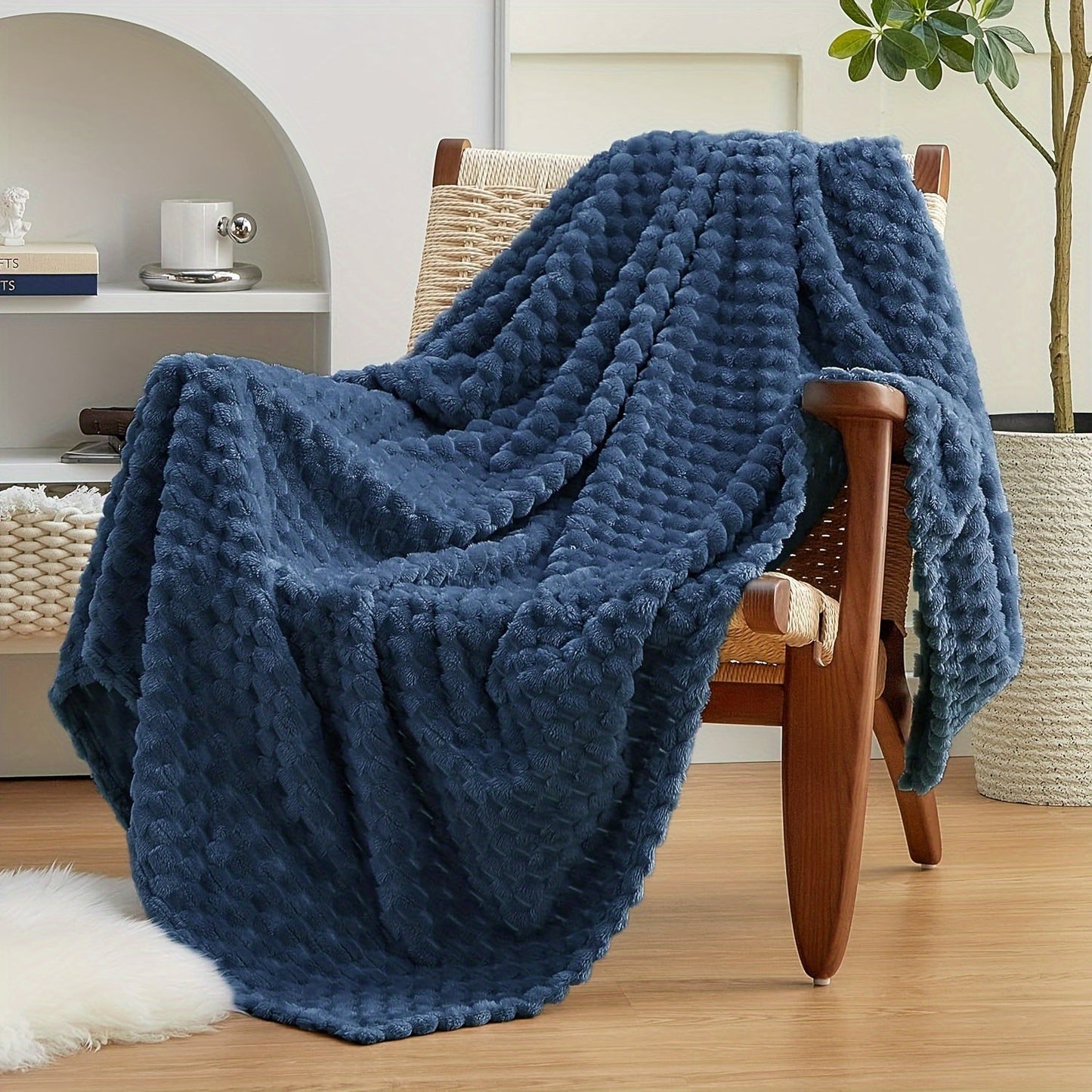 Fleece Throw Blanket Soft Fluffy