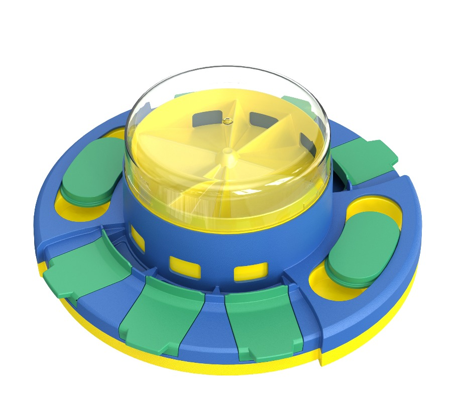 Interactive Slow Feeder Dog Bowl – Puzzle Toy & Food Dispenser for Healthy Eating