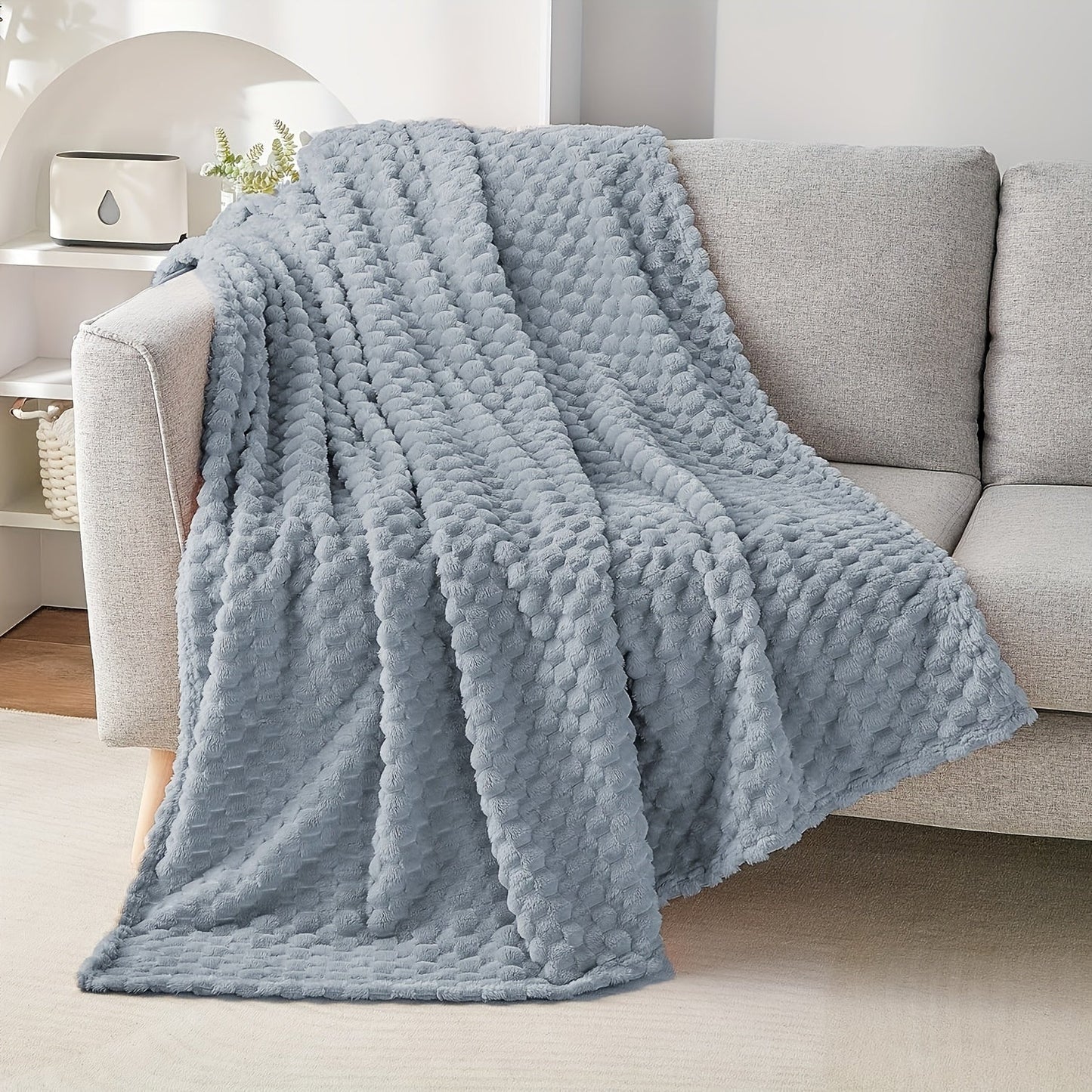 Fleece Throw Blanket Soft Fluffy