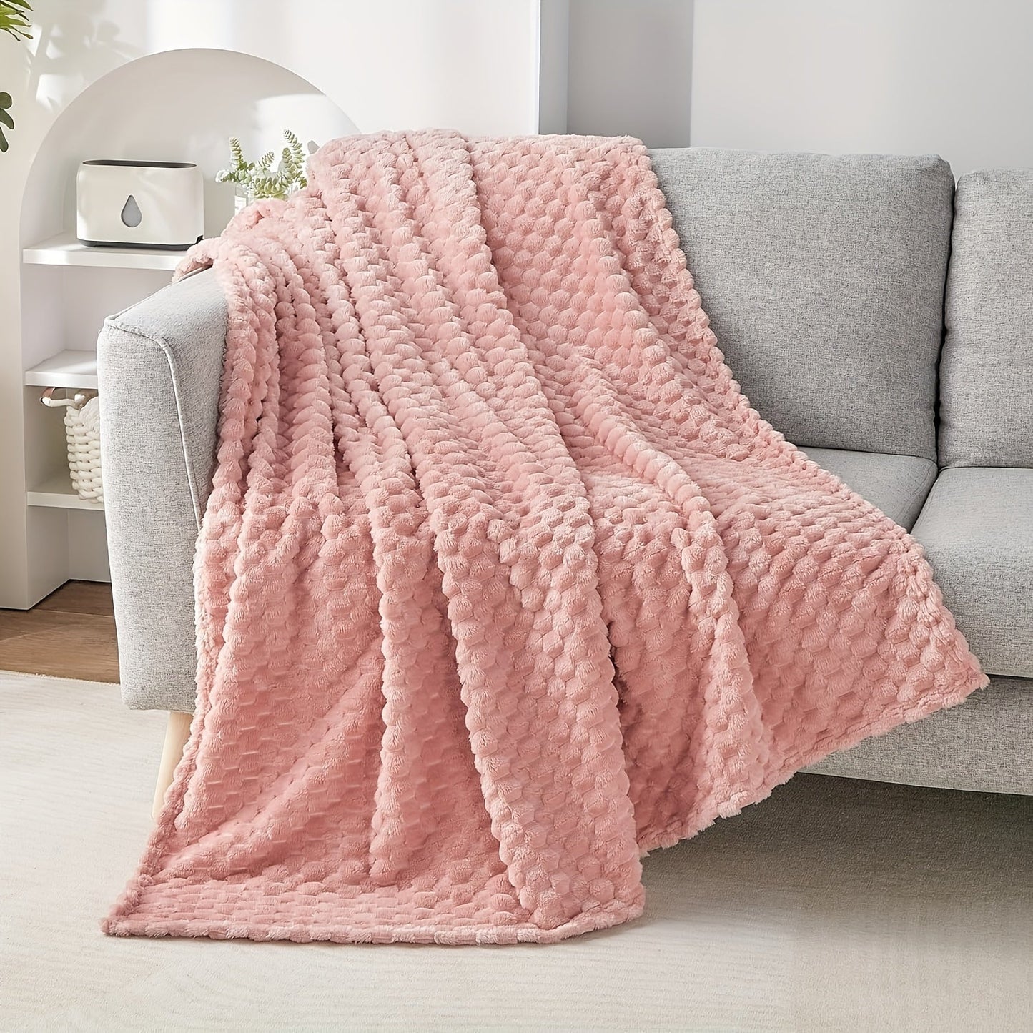Fleece Throw Blanket Soft Fluffy