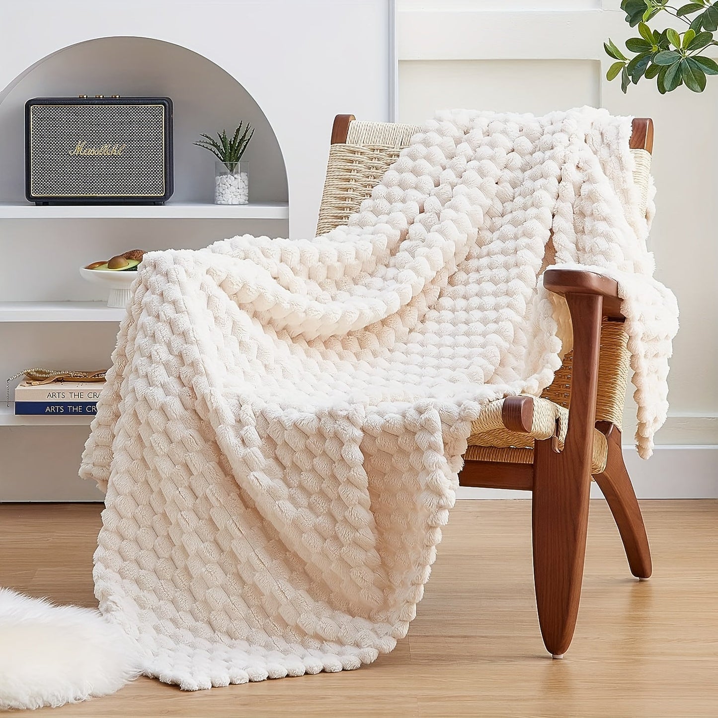 Fleece Throw Blanket Soft Fluffy