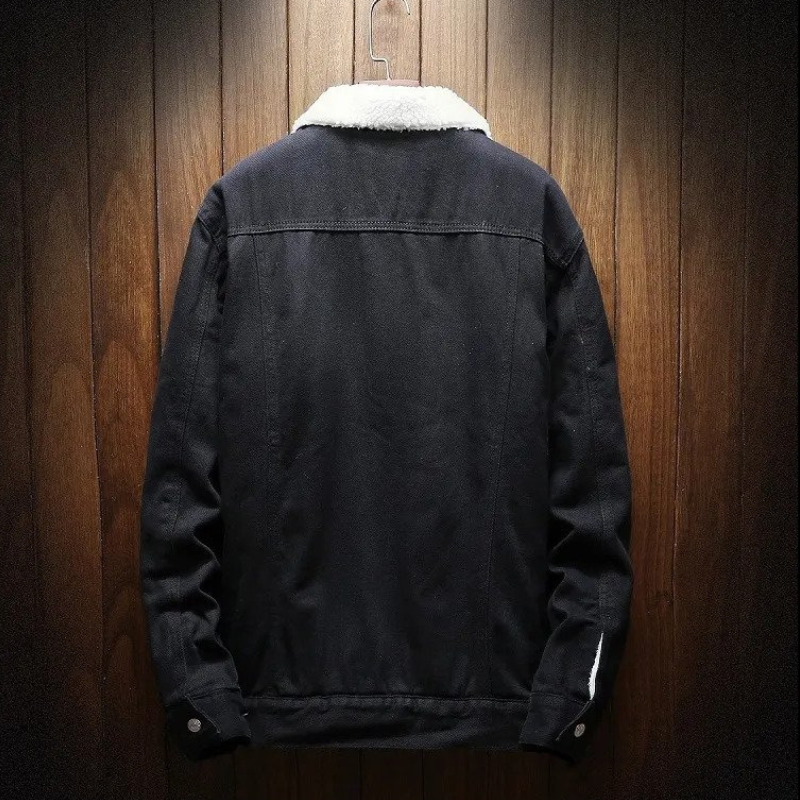 Essentials denim jacket | Winter jacket for men with fleece lining