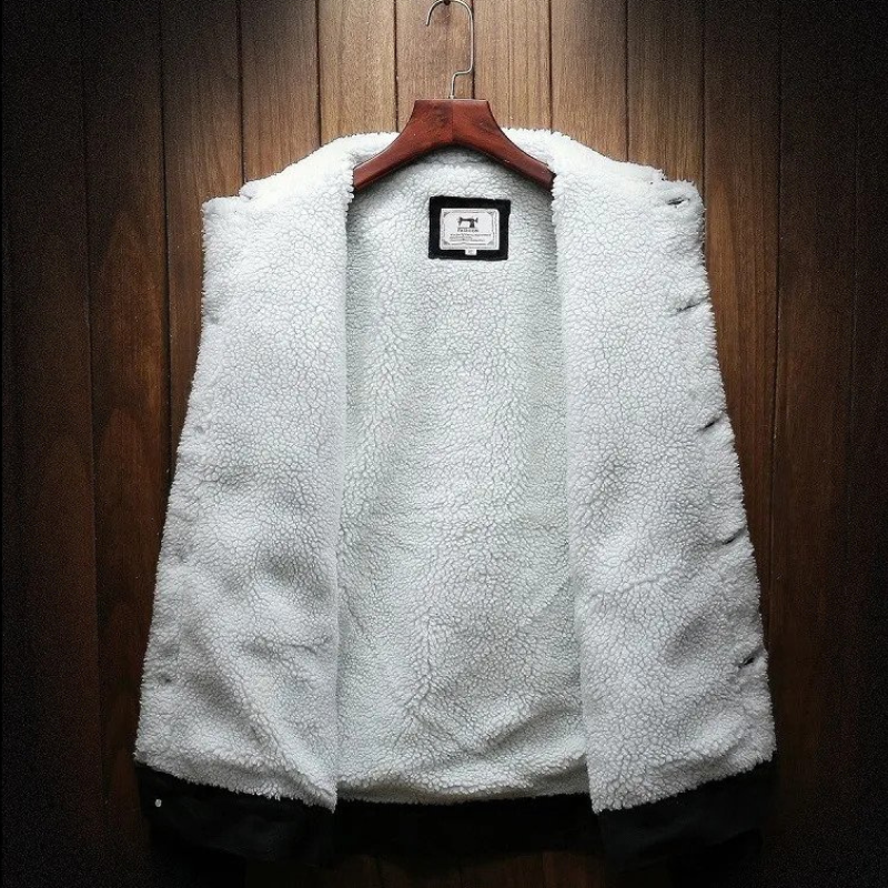 Essentials denim jacket | Winter jacket for men with fleece lining