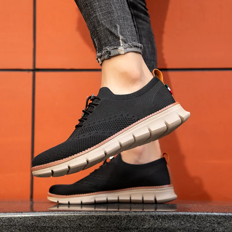 Leisure Shoes - Orthopedic - Lace-Up - Walking Shoes - Men's Sneakers