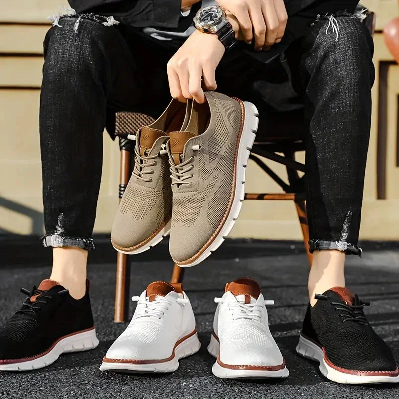 Leisure Shoes - Orthopedic - Lace-Up - Walking Shoes - Men's Sneakers