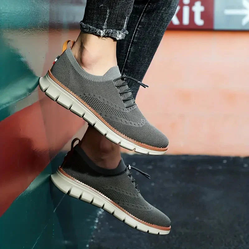 Leisure Shoes - Orthopedic - Lace-Up - Walking Shoes - Men's Sneakers