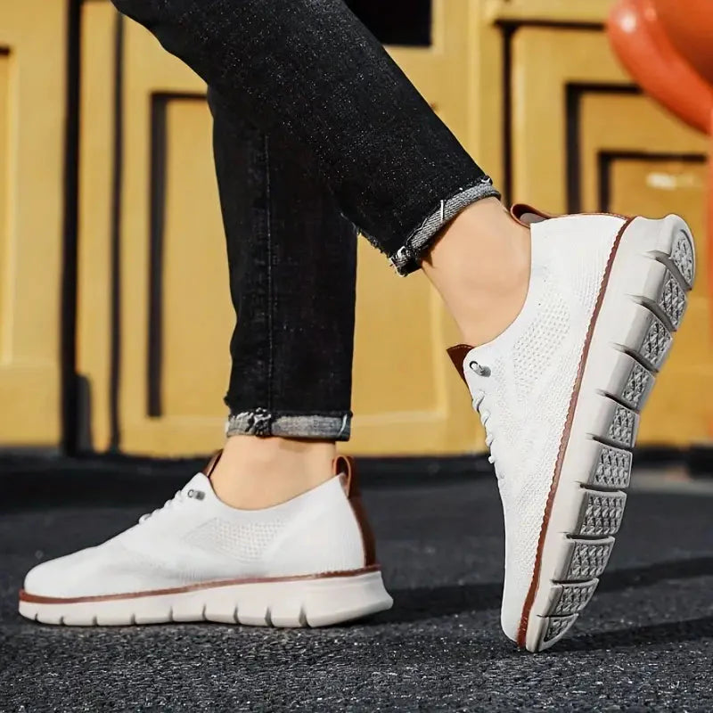 Leisure Shoes - Orthopedic - Lace-Up - Walking Shoes - Men's Sneakers