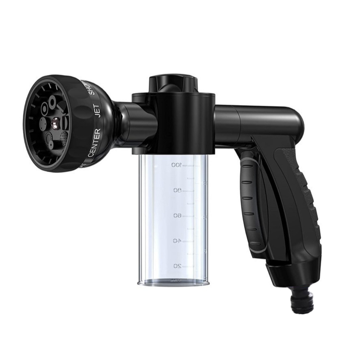 Multi-Function Pet Bathing Sprayer – High-Pressure Hose Nozzle with Soap Dispenser for Easy Dog Washing