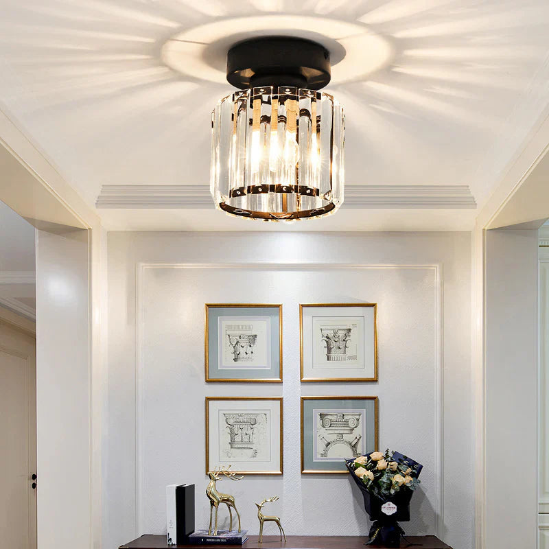 Modern Nordic Crystal Glass LED Ceiling Light