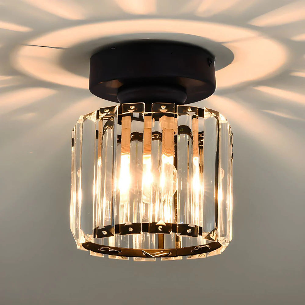 Modern Nordic Crystal Glass LED Ceiling Light