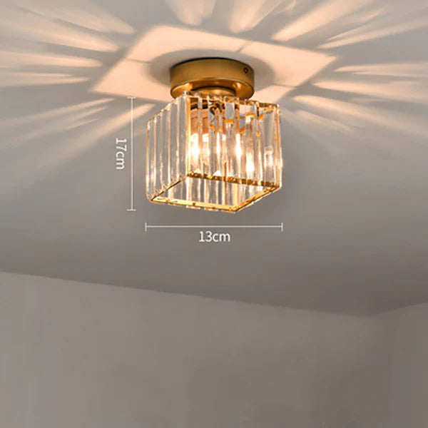 Modern Nordic Crystal Glass LED Ceiling Light