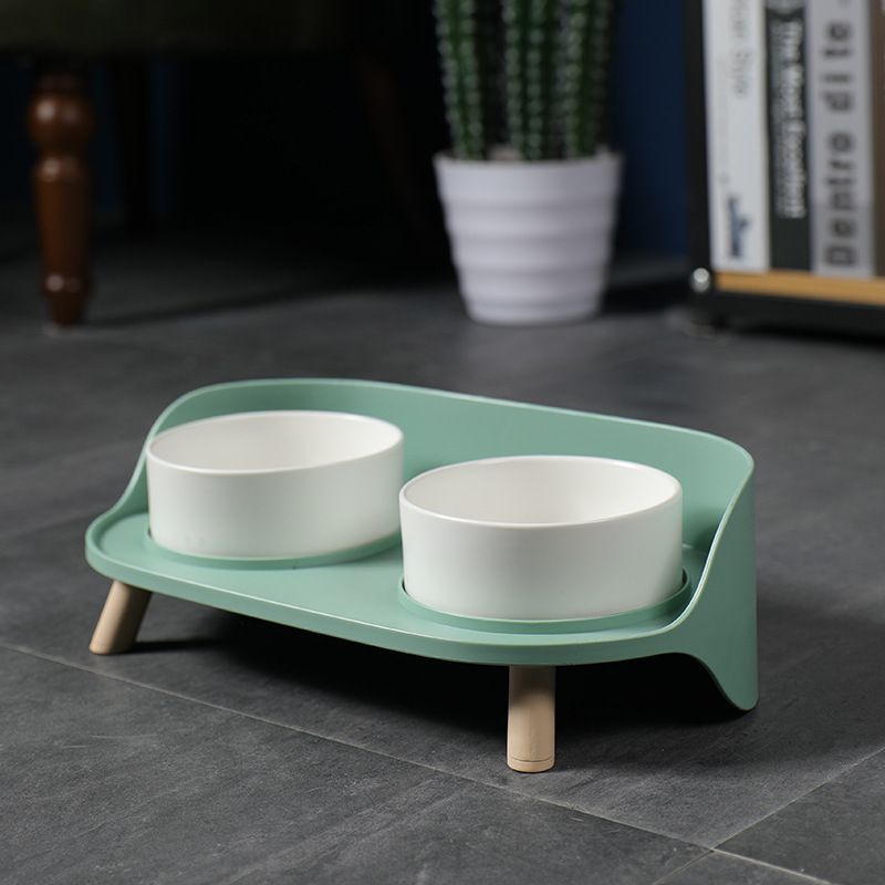 Elevated Double Pet Bowl Set – Stylish, Non-Slip & Ergonomic Feeding Station
