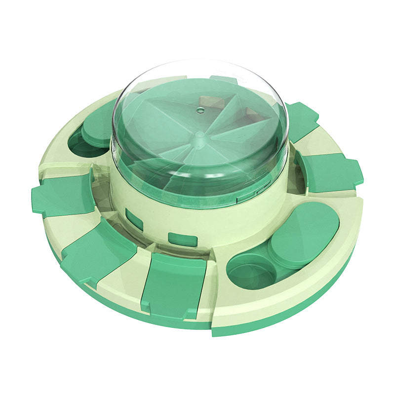 Interactive Slow Feeder Dog Bowl – Puzzle Toy & Food Dispenser for Healthy Eating