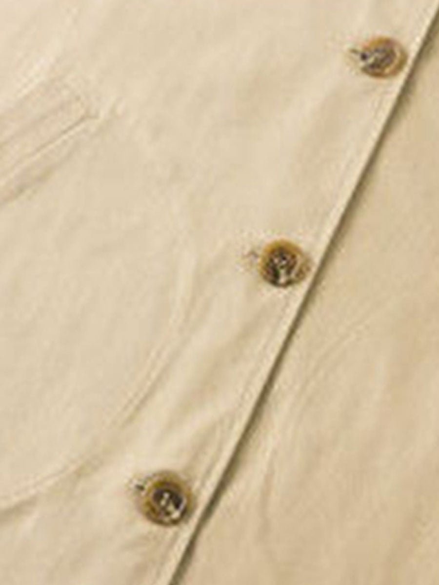Trench Coat - Women's Casual Single Breasted Mid-Length Trench Coat