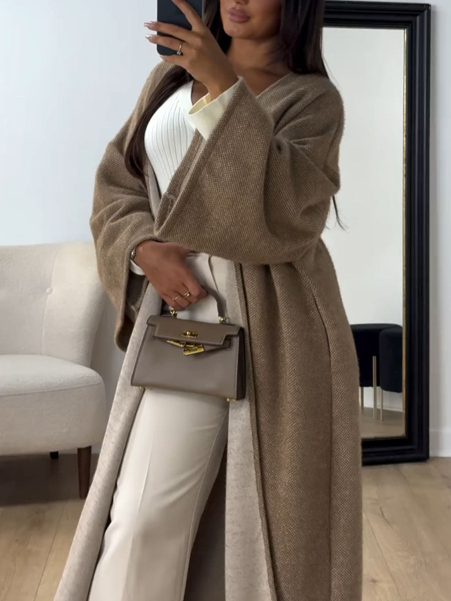 Women's Coatigan | Open | Loose Fit | Long Cardigan | Long Coat