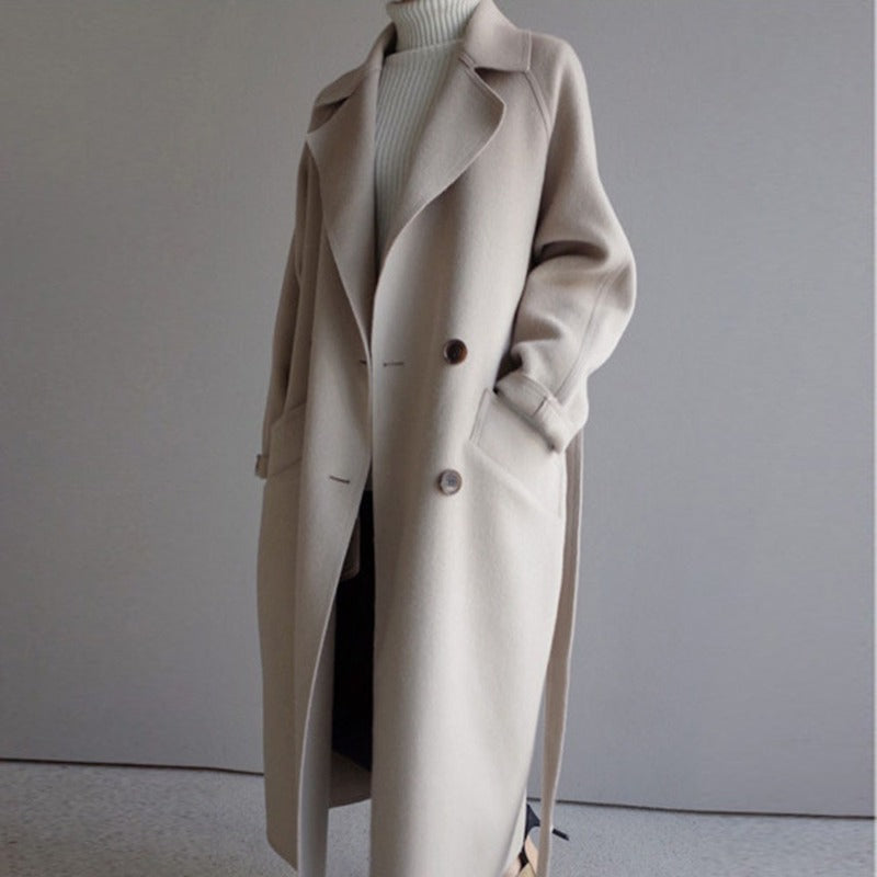 Wool Coat | Oversized | Belt | Long Coat | Women's Wool Overcoat