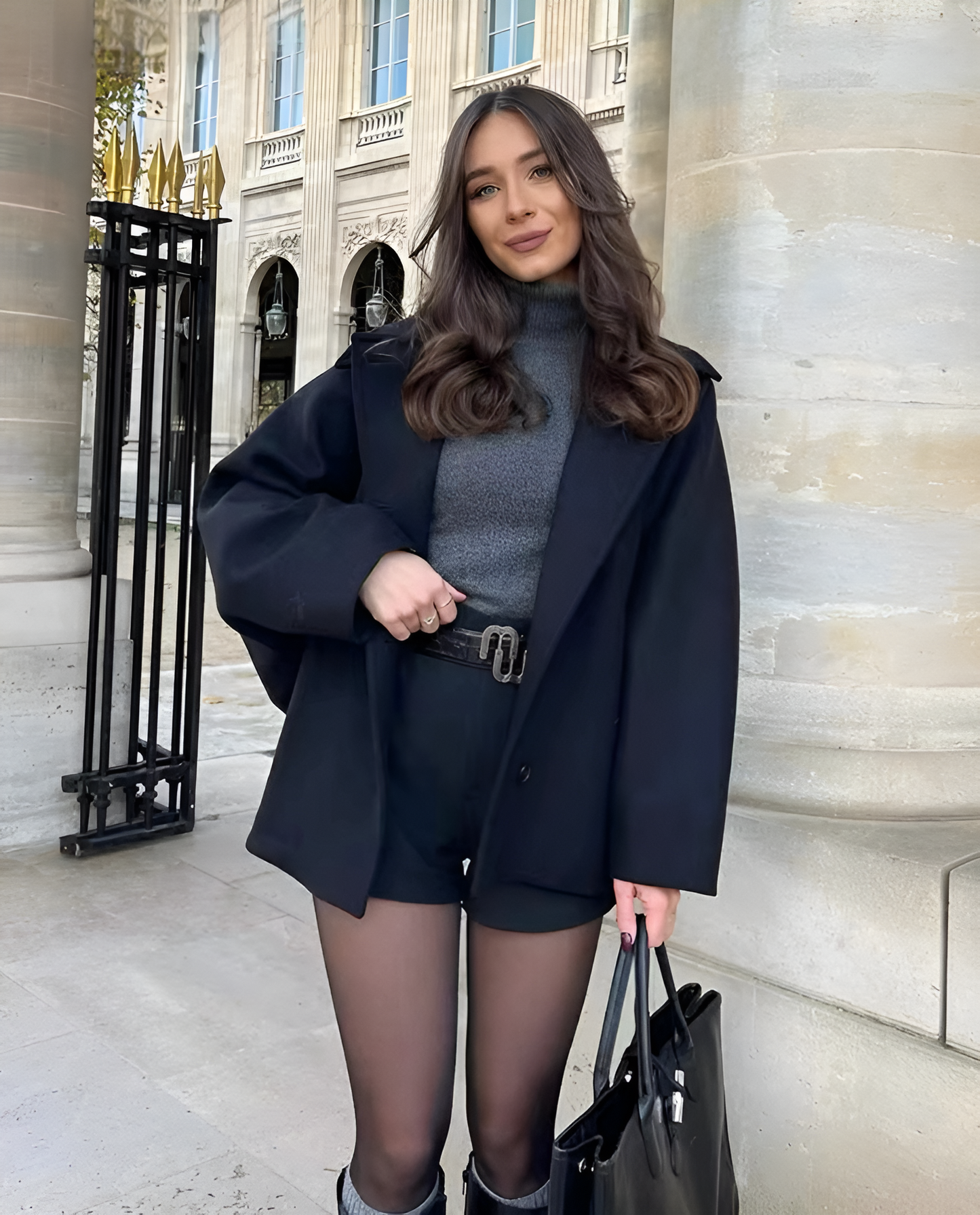 Wool Jacket | Oversized | Single Breasted | Short Wool Coat | Winter Trench Jacket