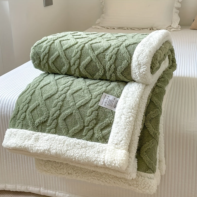 Fleece Throw Blanket Thick Plush