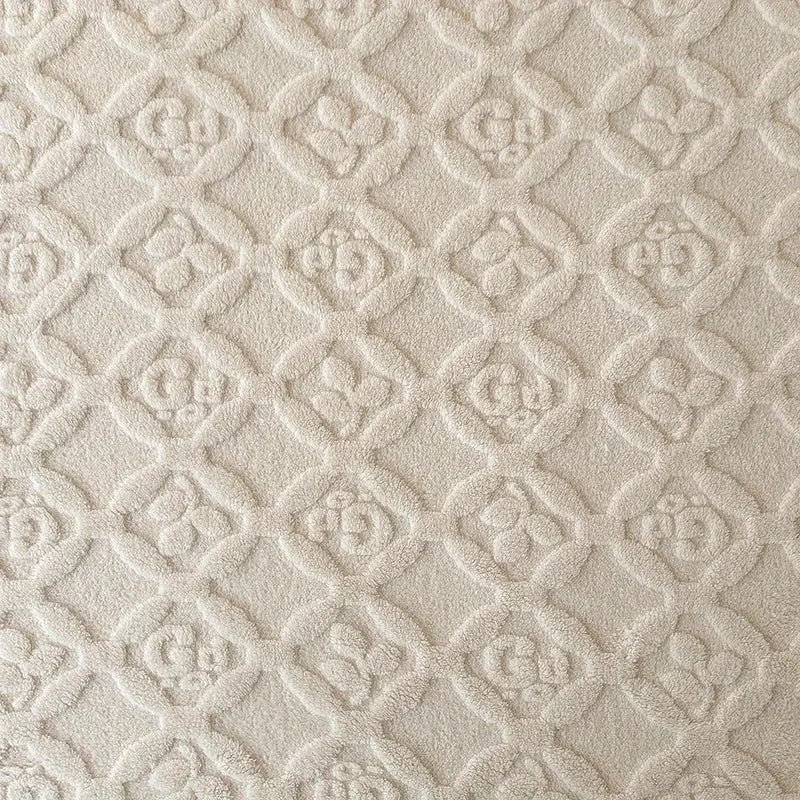 Soft Throw Blanket Embroidered Cozy