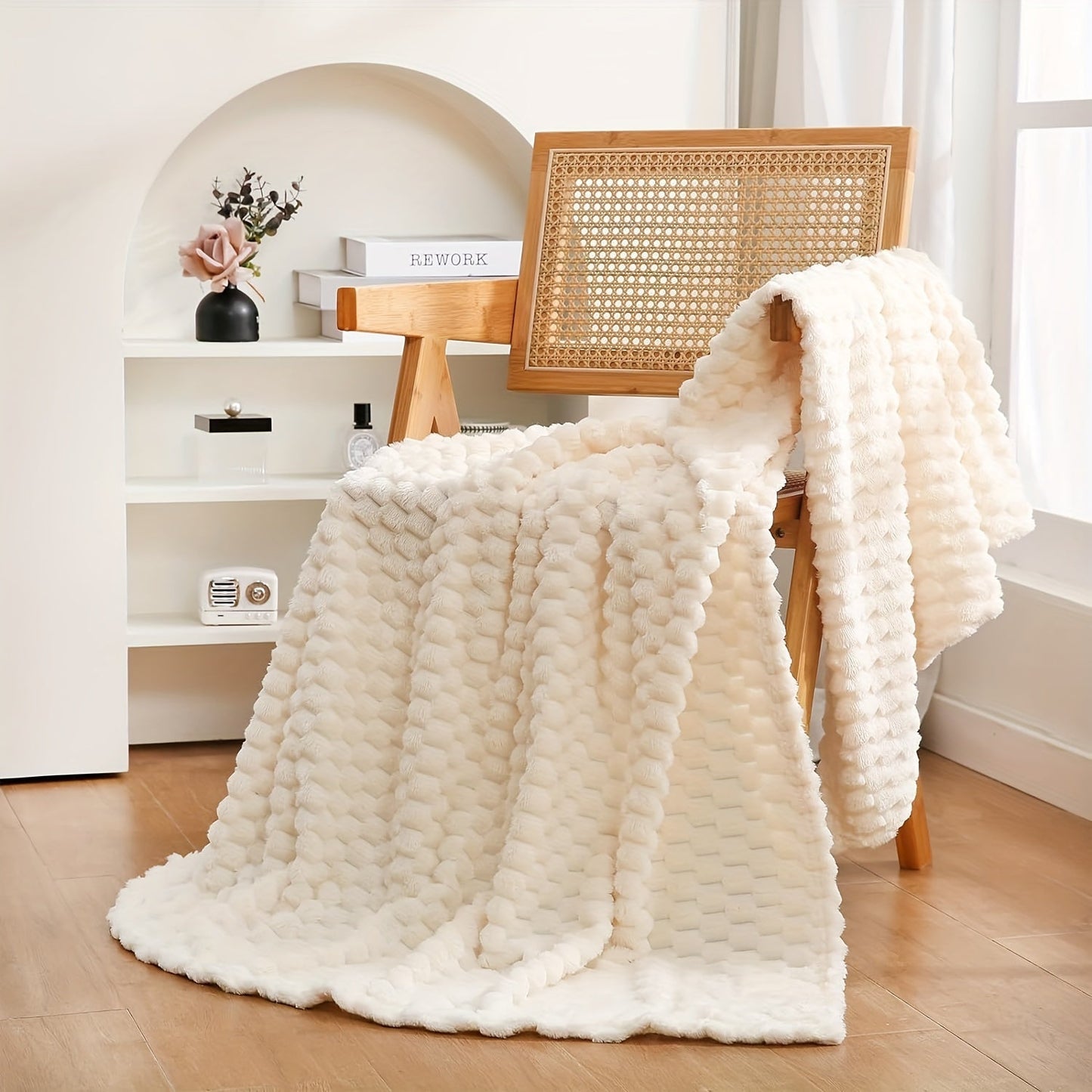 Fleece Throw Blanket Soft Fluffy