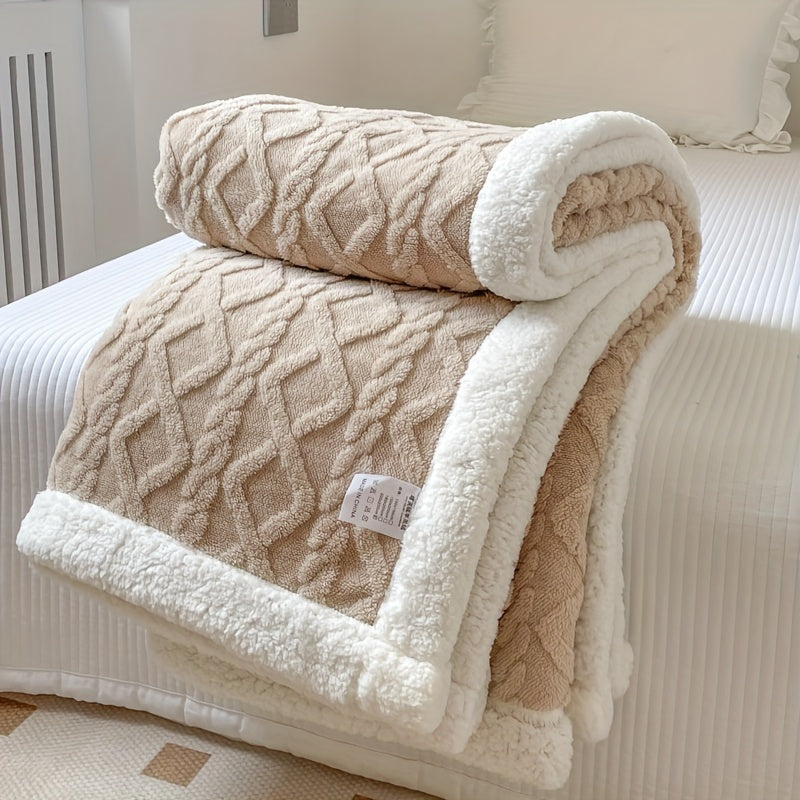 Fleece Throw Blanket Thick Plush
