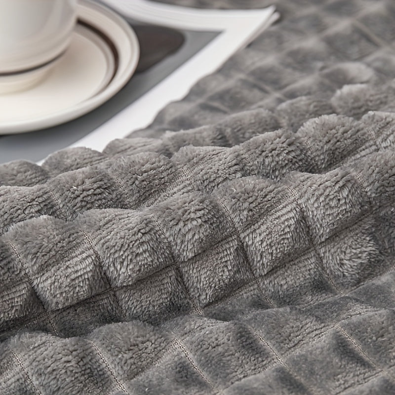 Plush Throw Blanket Waffle Comfortable