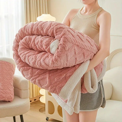 Fleece Throw Blanket Thick Plush