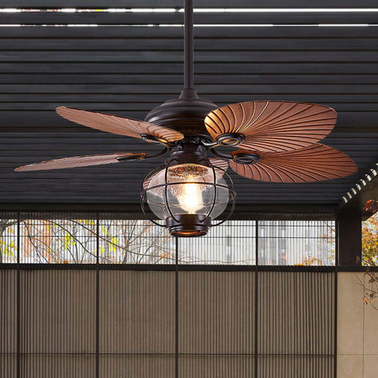 Black Vintage Creative Ceiling Fans