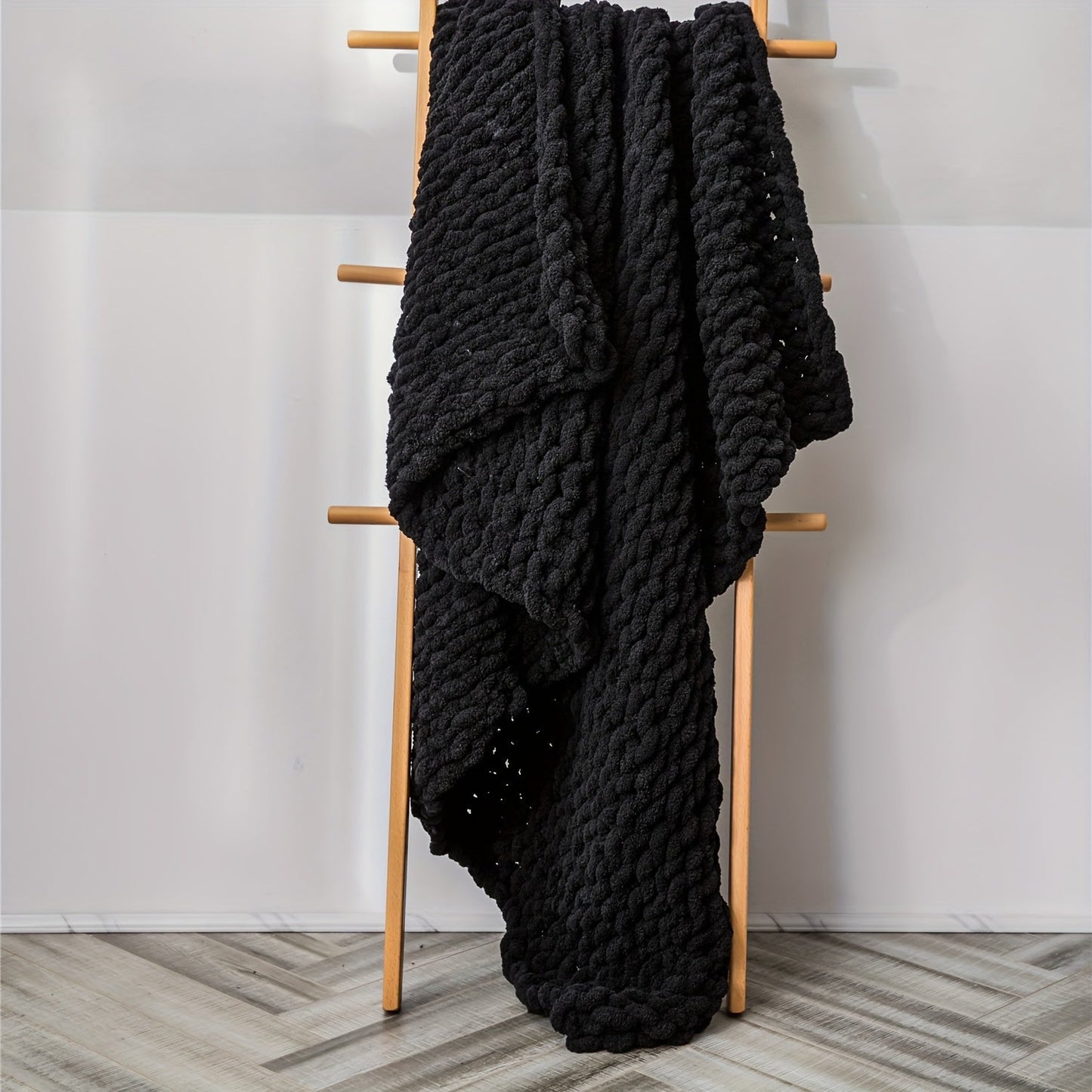Soft Throw Blanket Knitted Handmade