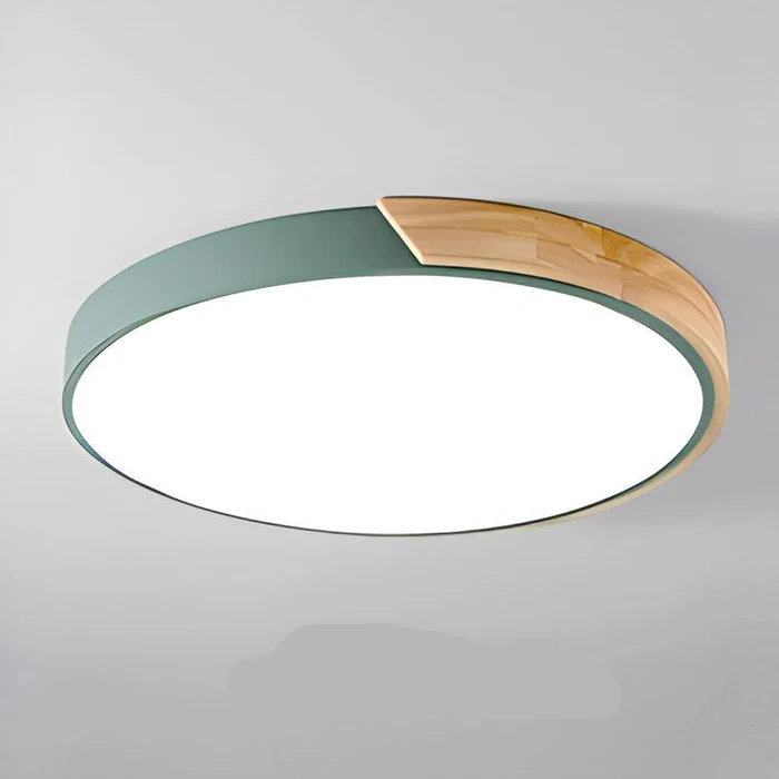 LED Modern Ultra Thin Wood Ceiling Light