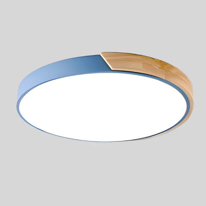 LED Modern Ultra Thin Wood Ceiling Light