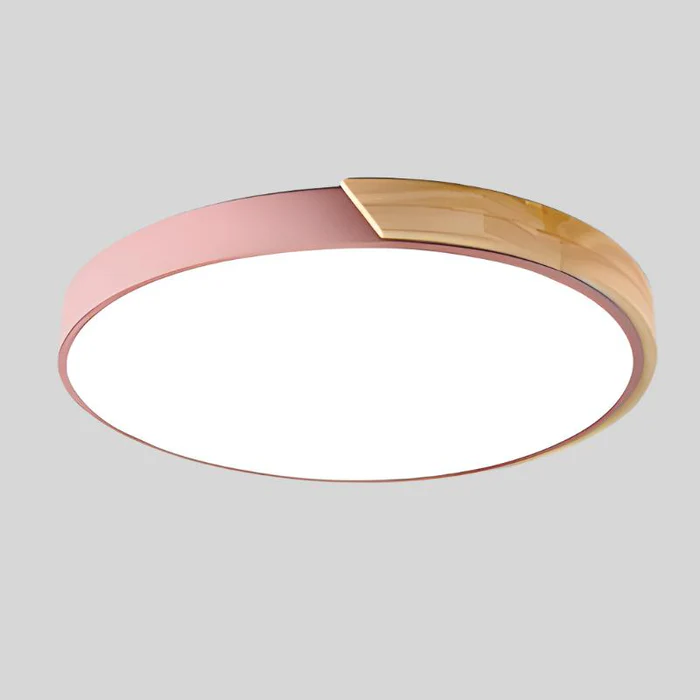 LED Modern Ultra Thin Wood Ceiling Light