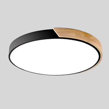 LED Modern Ultra Thin Wood Ceiling Light