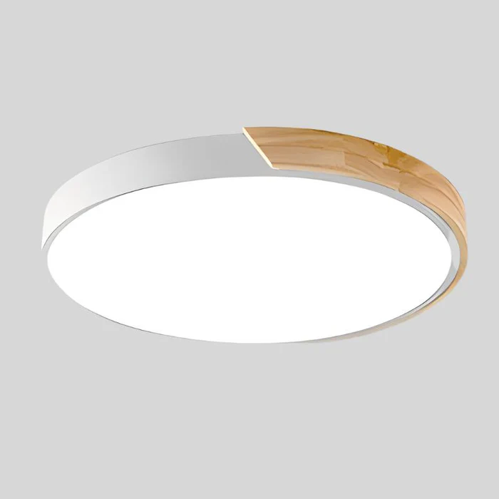 LED Modern Ultra Thin Wood Ceiling Light