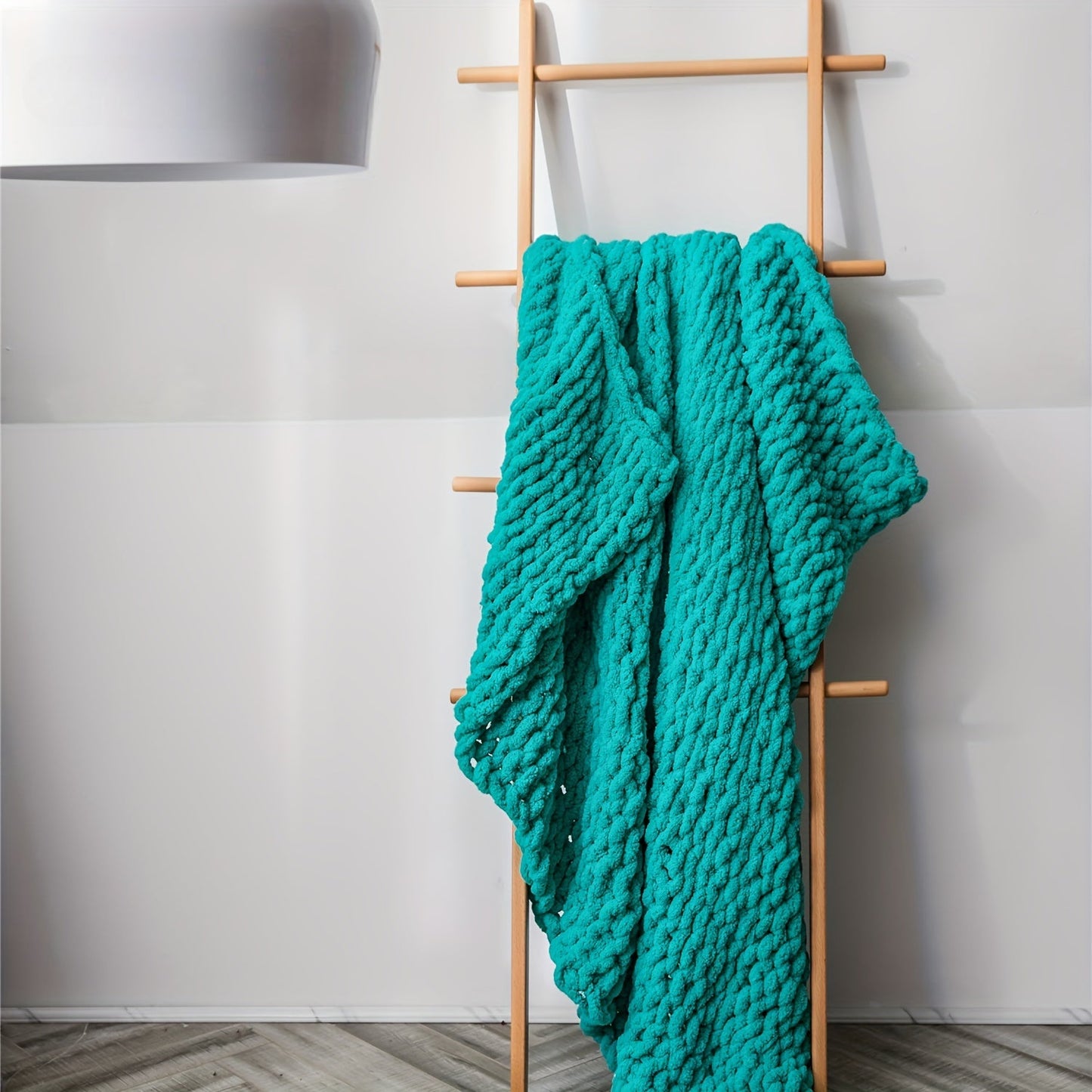 Soft Throw Blanket Knitted Handmade