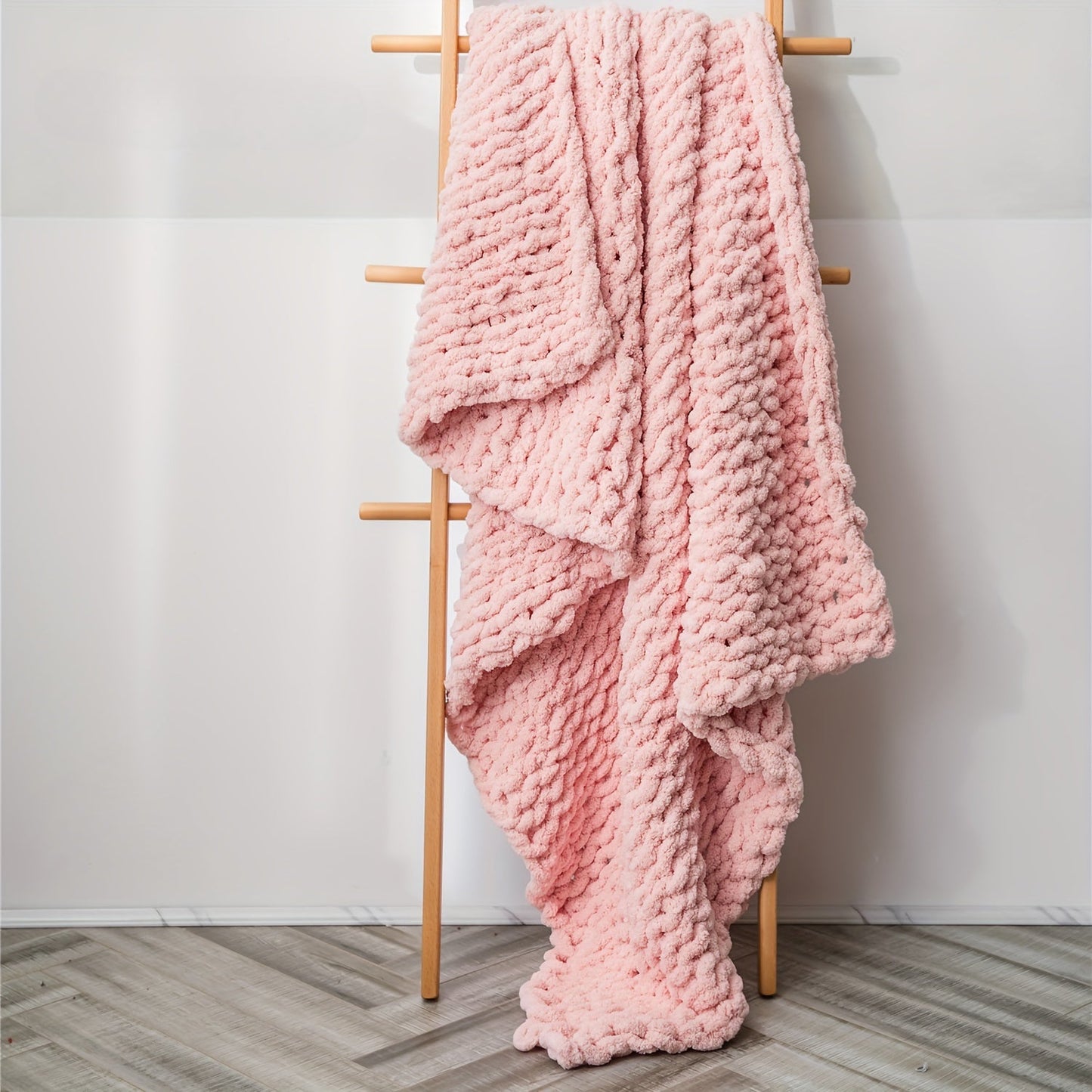 Soft Throw Blanket Knitted Handmade