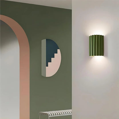 Nordic Resin Plaster Shade Wall Light