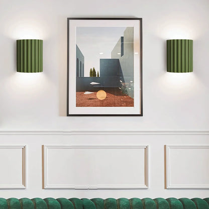 Nordic Resin Plaster Shade Wall Light