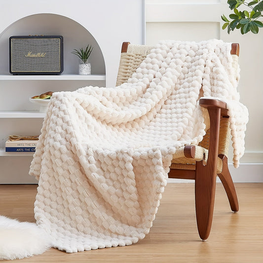 Fleece Throw Blanket Soft Fluffy