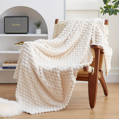 Fleece Throw Blanket Soft Fluffy