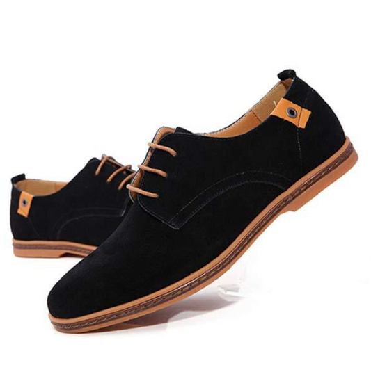 Men’s Suede Oxford Dress Shoes – Classic Lace-Up Comfort Shoes for Business, Events & Smart Casual Wear