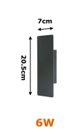 Waterproof LED Strip Wall Lamp