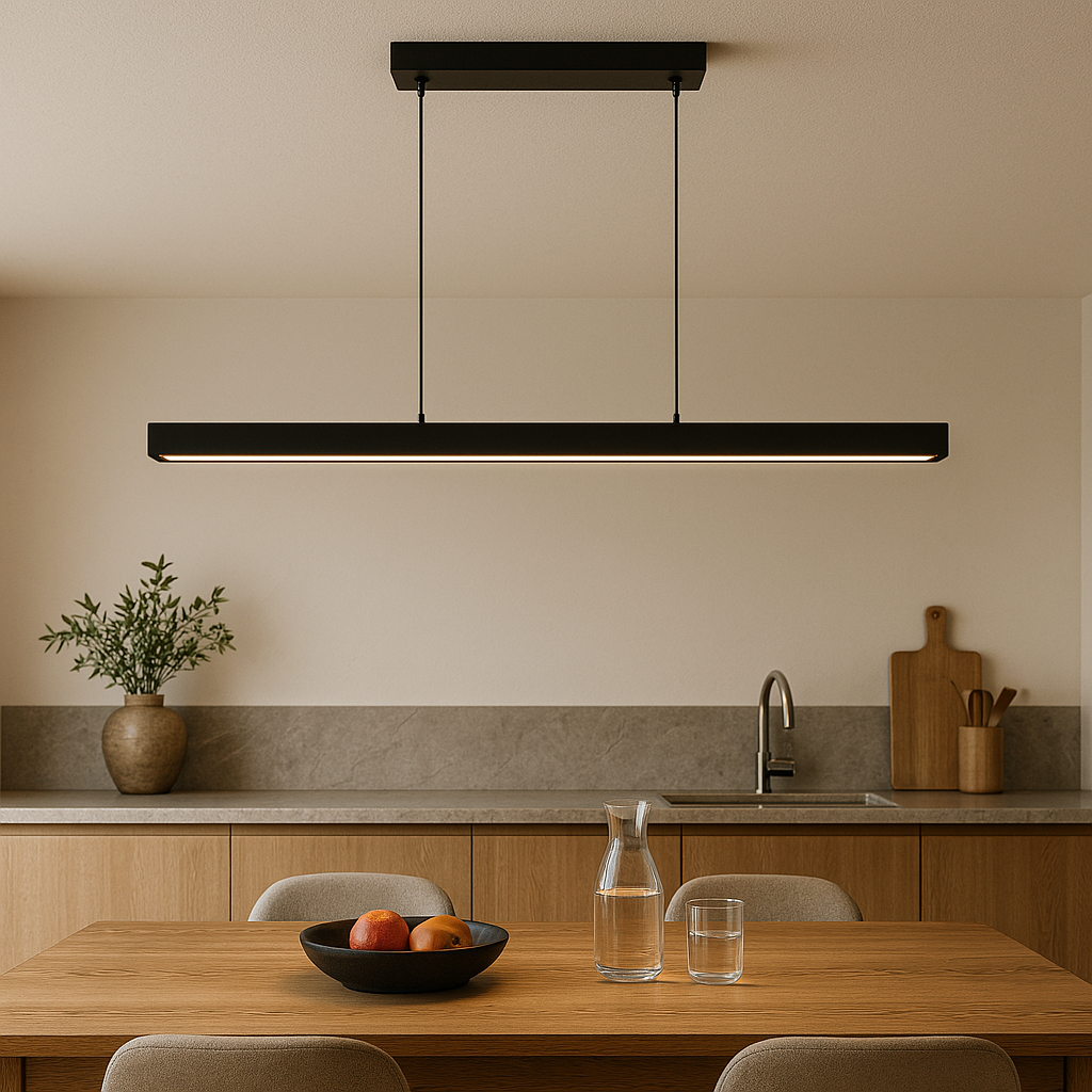 Scandi Beam Light for Kitchen Table