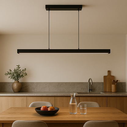 Scandi Beam Light for Kitchen Table
