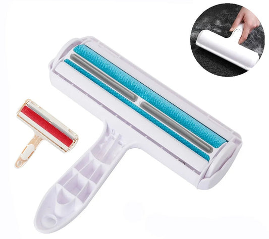 Reusable Pet Hair Remover Roller – Effective Fur & Lint Cleaner for Furniture, Clothing & Carpets